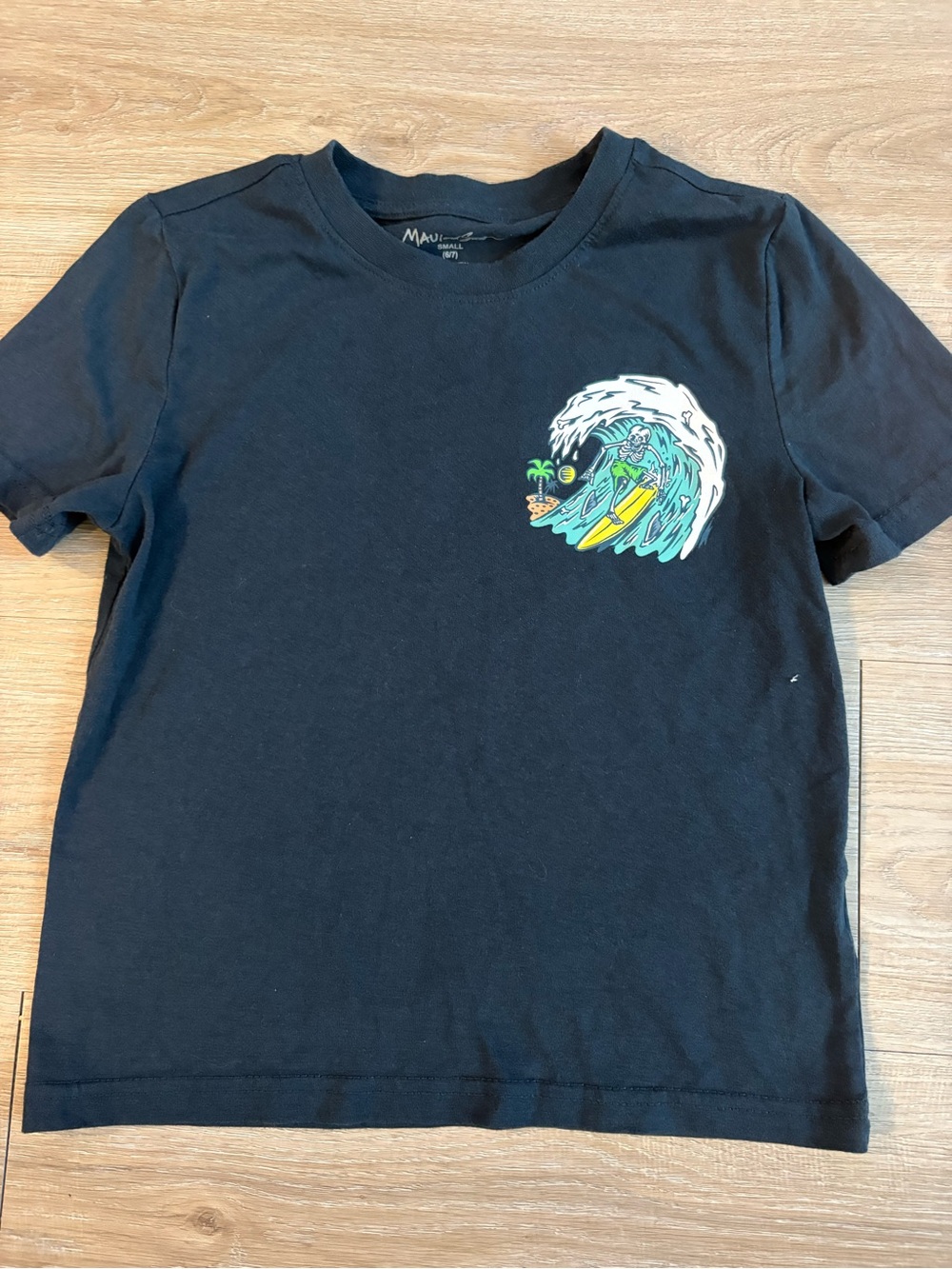 Blue Kids' Surf Graphic Tee